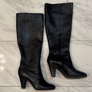 Elegant Black Knee-High Women's Boots